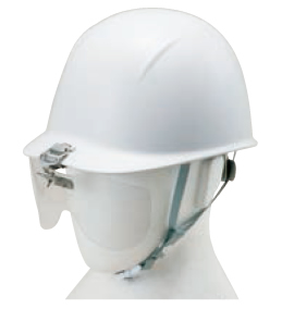保護帽取付型メガネNSK-１１７B（回転式）